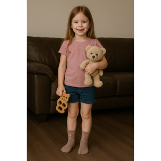 Tuptusie Ponožky pre deti 16-18cm 4-8rokov