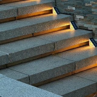 Solárna LED lampa na schody 4ks