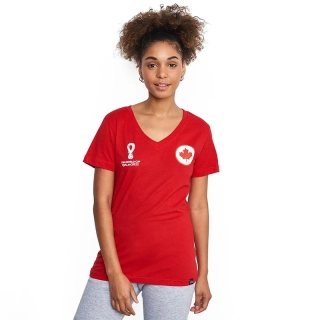 Dámske tričko Canada CORE – oficiálny dizajn FIFA World Cup™: veľkosť "XL"