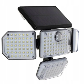 Solárna halogénová lampa 181LED so senzorom pohybu a súmraku
