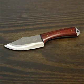 Mongolský ručne kovaný nôž s puzdrom – 20 cm