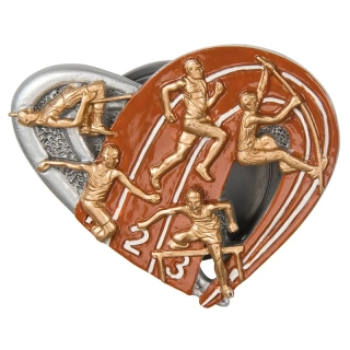 Živicová nalepovacia soška – Atletika: 7,5 × 6 cm