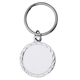Medaila kovová prívesok strieborný ø32mm / emblém 25mm 