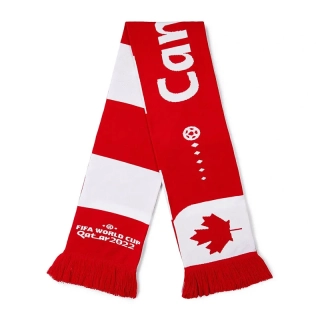 Canada - Fanúšikovský šál FIFA: Športový dizajn s vlajkou krajiny - unisex