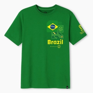 Dámske tričko BRAZIL CREW – oficiálny dizajn FIFA World Cup™: veľkosť "M"