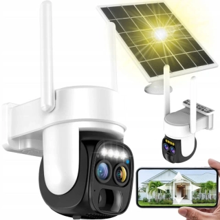 Solárna IP kamera otočná s detektorom pohybu TP2