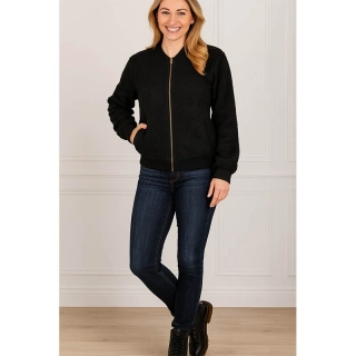 Dámska bunda cardigan veľkosť L, EU 44–46, fleece