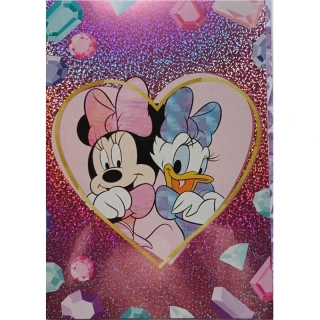 Pohľadnica gratulačná s obálkou A4 Minnie Mouse: Holografická