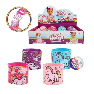 Plastová pružina s jednorožcom Dream Horse – 7 × 7 × 5 cm