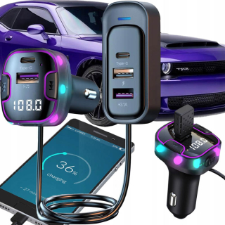 Transmitter s 3x USB-C nabíjačkou