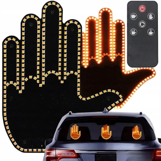 LED signalizačná ruka na zadné okno auta s diaľkovým ovládaním
