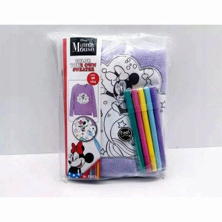 Mikina Minnie s fixkami na textil