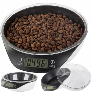 Elektronická kuchynská váha 5 kg čierna