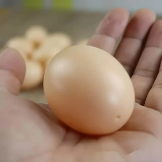 Plastové podkladové vajce pod sliepku 1ks