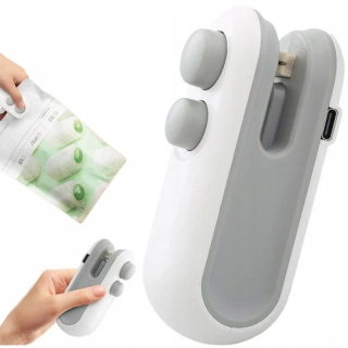 Bezdrôtová zváračka a otvárač fólií 2v1 s magnetom a USB nabíjaním biela