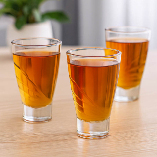 Sada 3 sklenených pohárov Hrastnik Tavola 340 - 370 ml