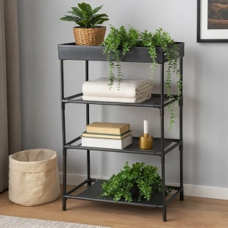 Plastový regál s 5 policami 81cm