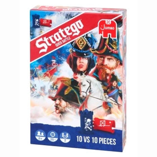 Stratego Quick Battle – spoločenská hra pre 2 hráčov (modro-červená edícia)