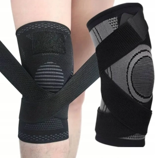 Elastická športová bandáž na koleno veľkosť L