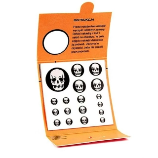 Blokátor kamery – sada 18 ks na ochranu súkromia - Skull