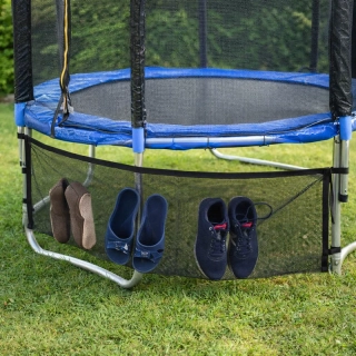 Spodná sieťová taška k trampolíne na topánky a drobnosti 110 cm