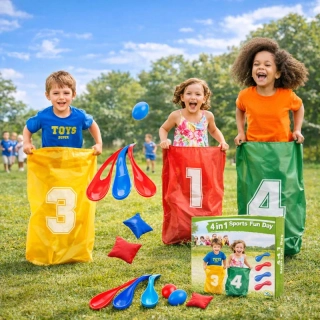 Športový animačný set 4v1 pre deti