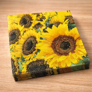 Servítky Atelier 33x33cm 20ks Slnečnice