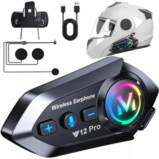 Interkom na motorku Bluetooth Y12 Pro
