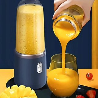 Prenosný smoothie blender USB 400 ml modrý
