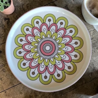 Dekoratívny tanier, miska 21 cm zelená 