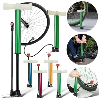 Nožná cyklistická pumpa s hadicou
