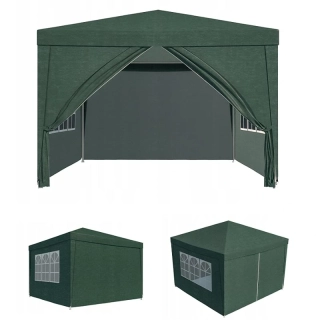 Záhradný pavilón 3 × 3 m so 4 stenami
