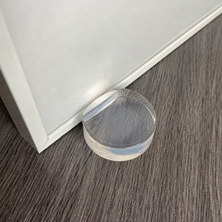 Silikónový doraz na dvere priesvitný 4,3 cm