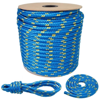 Pletené polypropylénové lano 8 mm 50 m