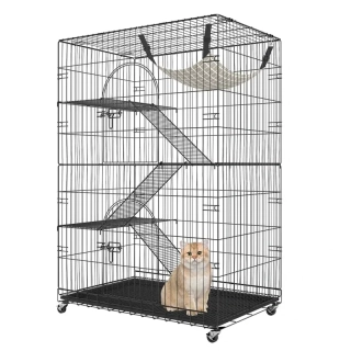 4-poschodová klietka pre mačky NUXIE® PREMIUM 110 cm