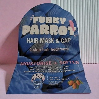 Funky Parrot Hair Mask & Cap