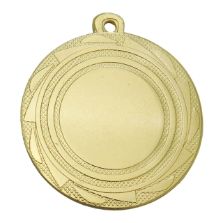 ME100 - Medaila kovová zlatá - ø 45mm / emblém 25mm
