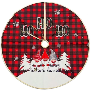 Vianočný koberček pod stromček 80 cm Ho-ho-ho