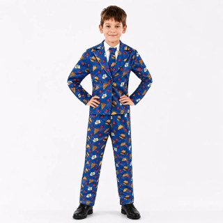 Detský karnevalový oblek Funny Suit – Pizza a hamburger