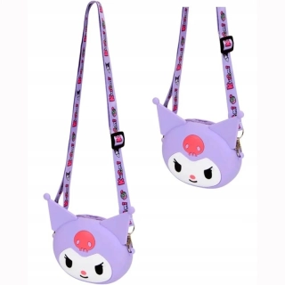 Silikónová detská crossbody taška Kuromi