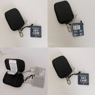 Puzdro na kľúče z pravej kože so zipsom