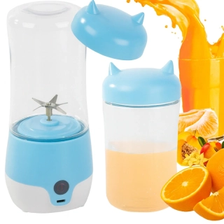 Prenosný smoothie mixér 350 ml modrý