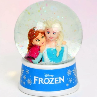 Vodná snehová guľa Frozen