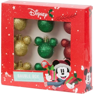 Disney Mickey Mouse vianočné gule 9 ks