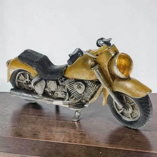 Dekoračný model motocykla Chopper zo živice 16 × 5 × 8 cm