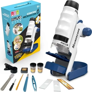 Prenosný detský mikroskop PlayJoy 60× – 120×