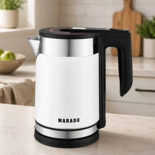 Rýchlovarná kanvica Marado 2,3 l 1500 W biela