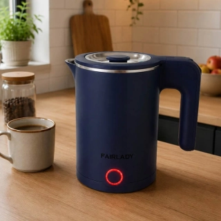 Rýchlovarná kanvica Fairlady 1 l 800 W modrá