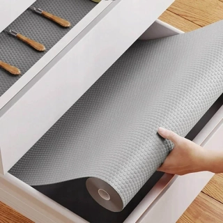 Protišmyková podložka do zásuviek svetlosivá 500 × 50 cm