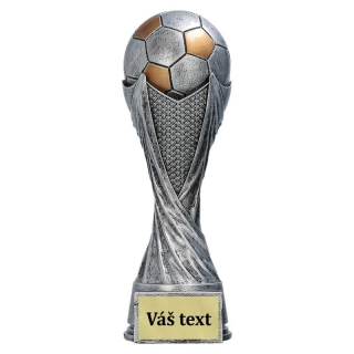 Futbalová trofej s loptou 18 cm